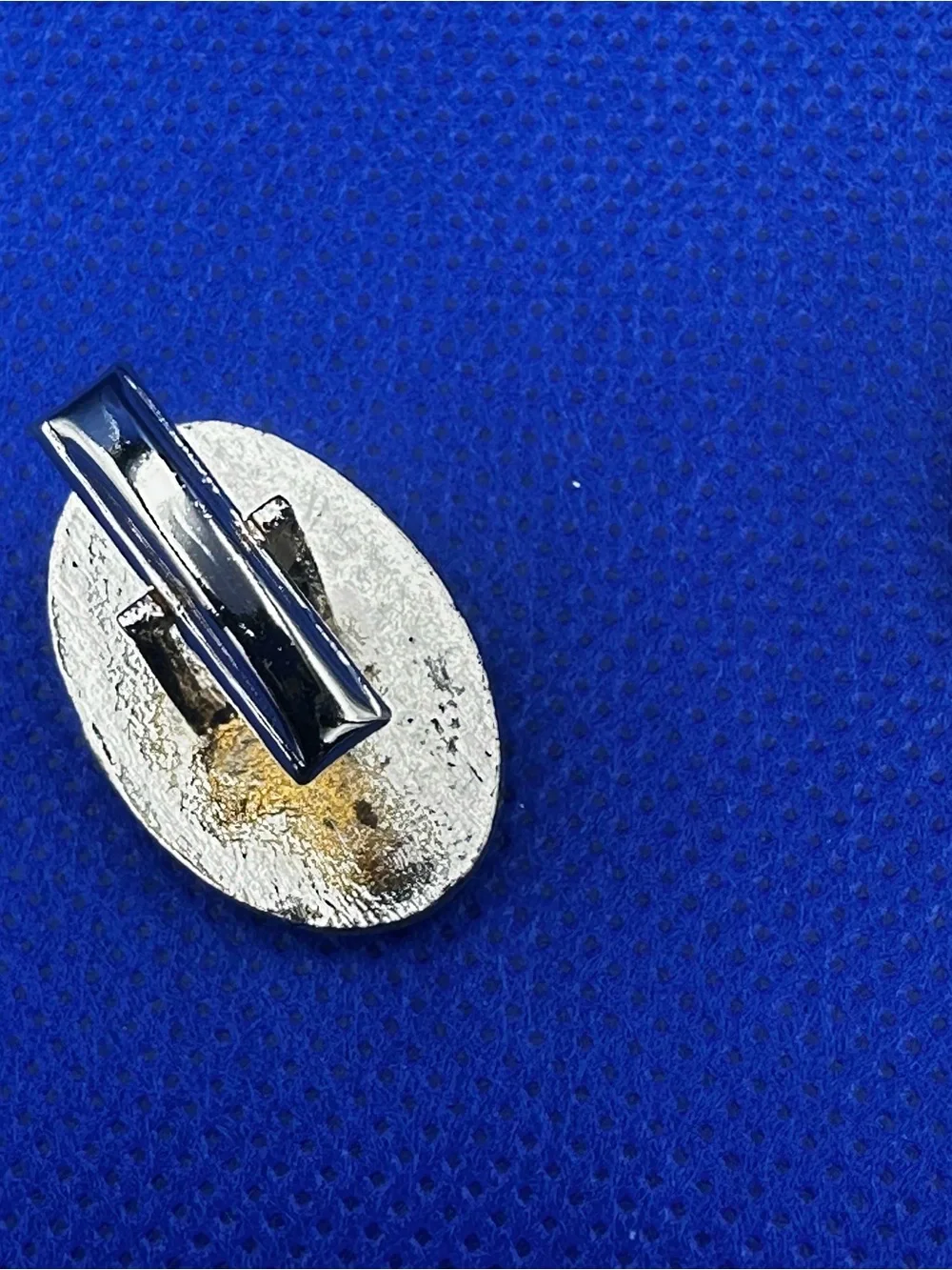 Vintage Goldtone Smiling Man Wearing Hat Cufflinks